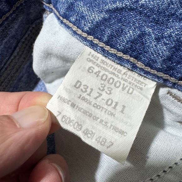 Y2K WRG Jean Co Carpenter Shorts Jorts Size 33 Denim Utility Grunge Y2K - Picture 5 of 8